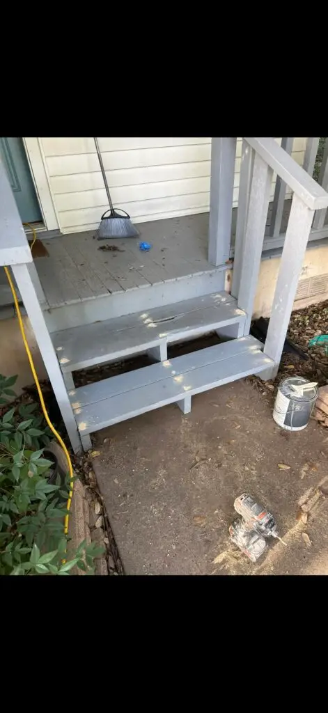 Front Steps Repair in Austin — carpentry