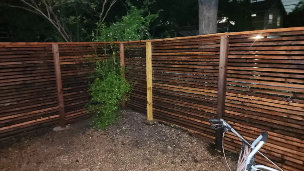 Fence Repair and Restoration in Austin — power washing